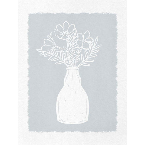 Welcoming Pretty Bouquet 2 White Modern Wood Framed Art Print by Prime, Marcus