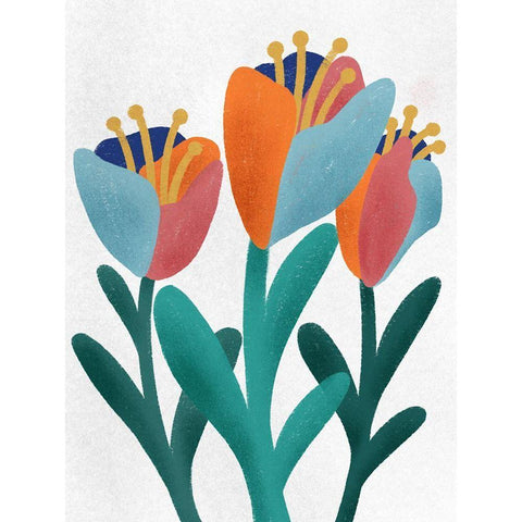 Spring Loaded 2 White Modern Wood Framed Art Print by Prime, Marcus