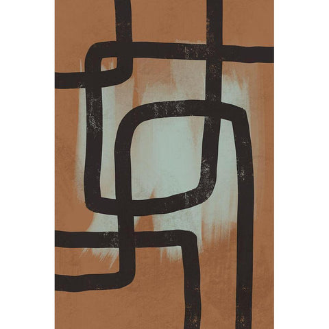 Many Paths Taken 1 Black Modern Wood Framed Art Print by Prime, Marcus