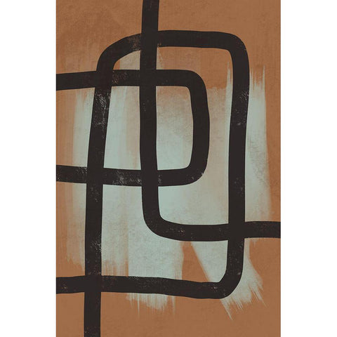 Many Paths Taken 2 Black Modern Wood Framed Art Print by Prime, Marcus