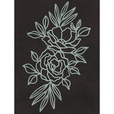 Floral Engagements 2 Gold Ornate Wood Framed Art Print with Double Matting by Prime, Marcus