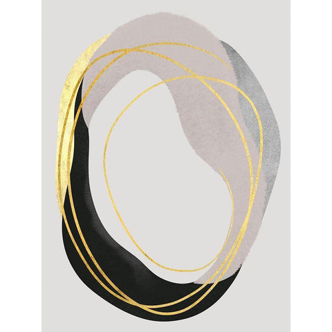 Silent Summation Black Modern Wood Framed Art Print with Double Matting by Prime, Marcus