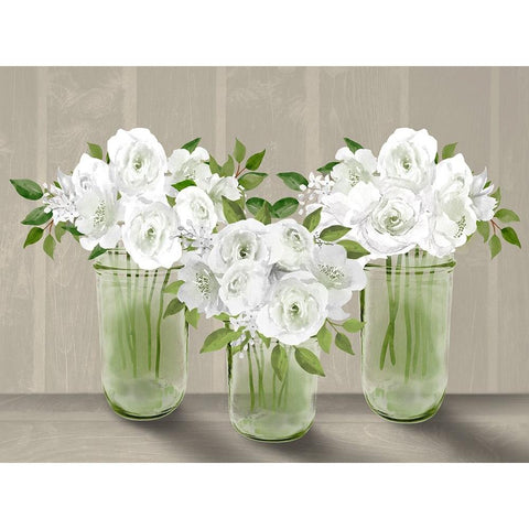 Lovely Bouquet 5 Black Modern Wood Framed Art Print by Prime, Marcus