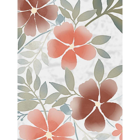 Fall Blossoms 2 Gold Ornate Wood Framed Art Print with Double Matting by Prime, Marcus
