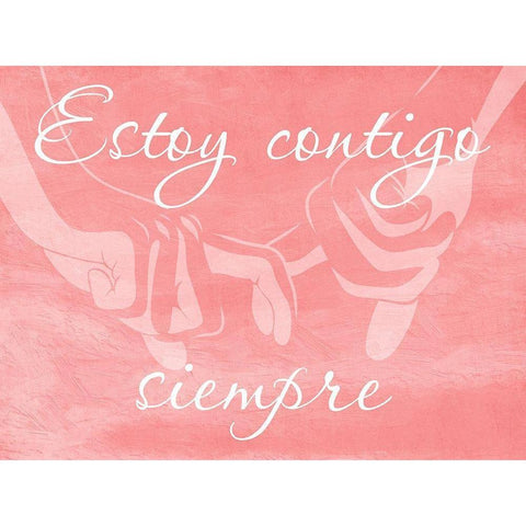 Siempre Contigo Gold Ornate Wood Framed Art Print with Double Matting by Prime, Marcus