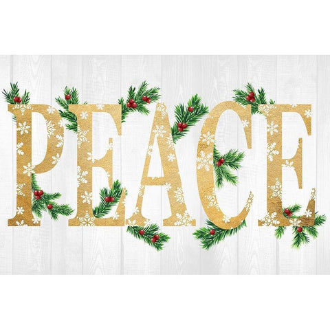 Seasonal Peace White Modern Wood Framed Art Print by Prime, Marcus