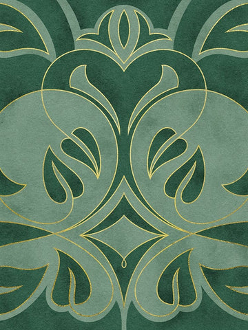 Intertwined Vines 1 Black Modern Wood Framed Art Print by Prime, Marcus