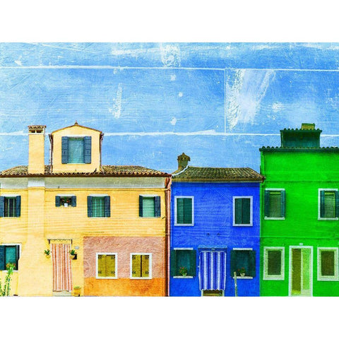 Vibrant Homes 2 Black Modern Wood Framed Art Print by Prime, Marcus