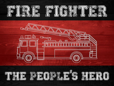 Peoples Hero 1 Black Ornate Wood Framed Art Print with Double Matting by Prime, Marcus