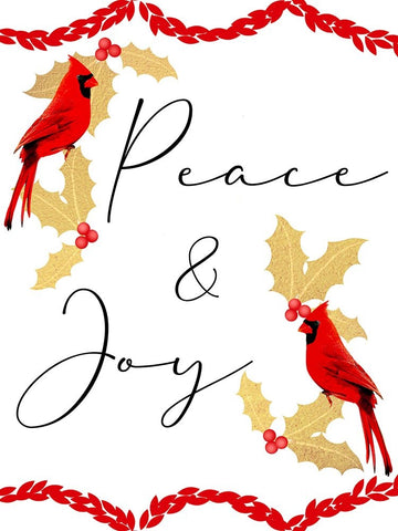 Peace And Joy Black Modern Wood Framed Art Print by Prime, Marcus