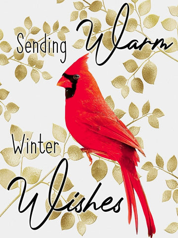 Winter Wishes Black Modern Wood Framed Art Print by Prime, Marcus