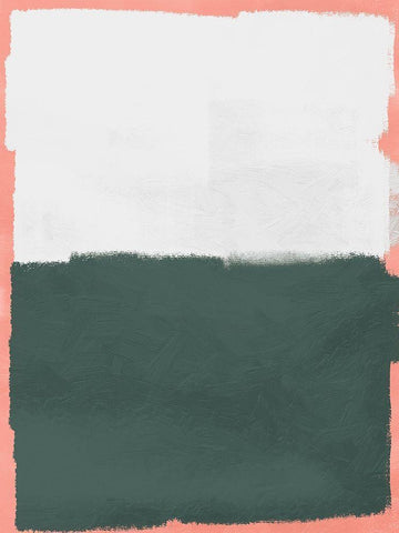Blush Burst 2 White Modern Wood Framed Art Print with Double Matting by Prime, Marcus