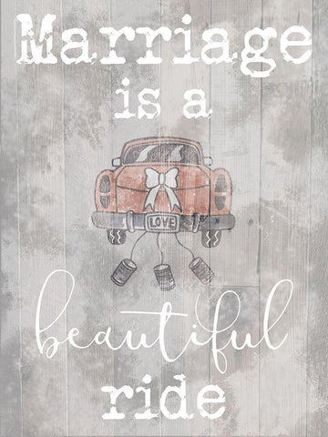 Beautiful Ride White Modern Wood Framed Art Print with Double Matting by Prime, Marcus