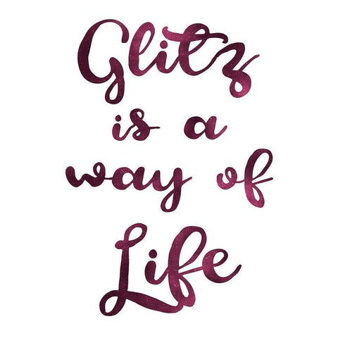 Glitz Life Gold Ornate Wood Framed Art Print with Double Matting by Prime, Marcus
