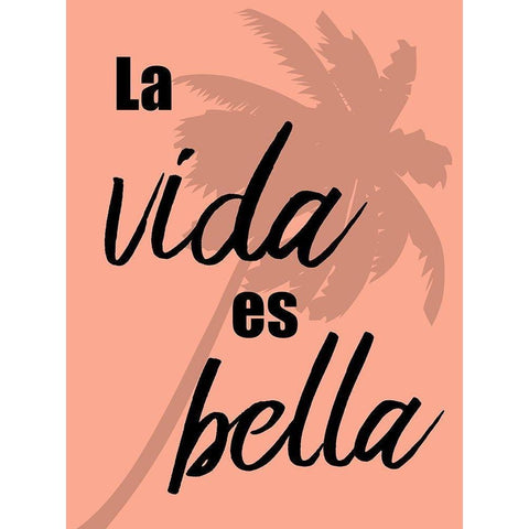 Vida Black Modern Wood Framed Art Print by Prime, Marcus