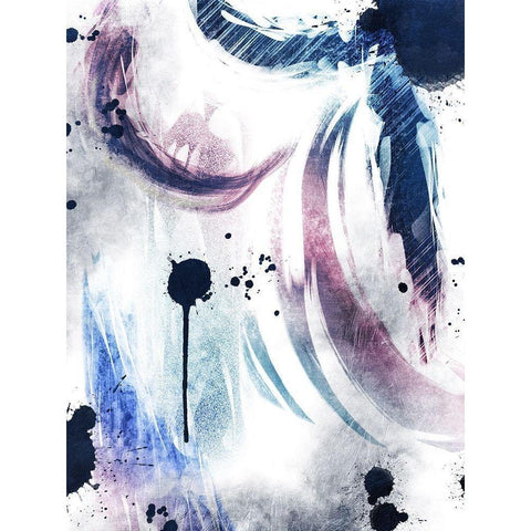 Celestial Prisma 1 Black Modern Wood Framed Art Print with Double Matting by Prime, Marcus