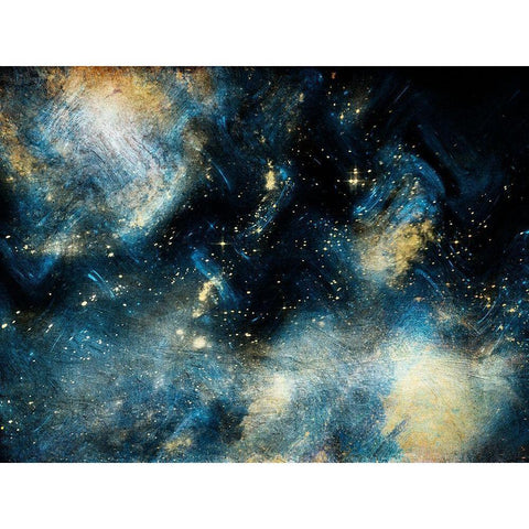 Golden Deeps Black Modern Wood Framed Art Print with Double Matting by Prime, Marcus