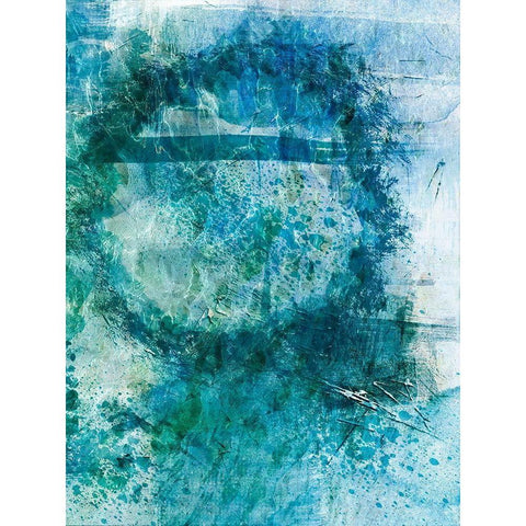 Distressed Ocean 2 White Modern Wood Framed Art Print by Prime, Marcus