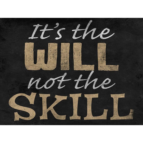 Will Skill Black Modern Wood Framed Art Print with Double Matting by Prime, Marcus