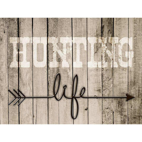 Hunting Life 2 Black Modern Wood Framed Art Print with Double Matting by Prime, Marcus