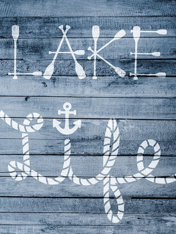 Lake Living Black Ornate Wood Framed Art Print with Double Matting by Prime, Marcus