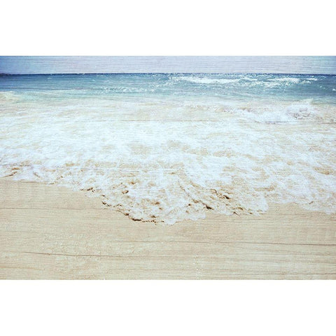 Rushing Waves White Modern Wood Framed Art Print by Prime, Marcus