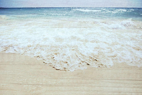 Rushing Waves White Modern Wood Framed Art Print with Double Matting by Prime, Marcus