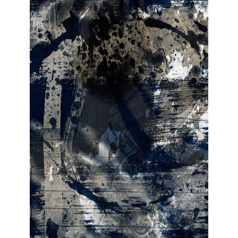 Ageless Ultramarine 1 White Modern Wood Framed Art Print by Prime, Marcus