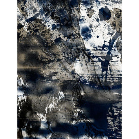 Ageless Ultramarine 2 Black Modern Wood Framed Art Print by Prime, Marcus