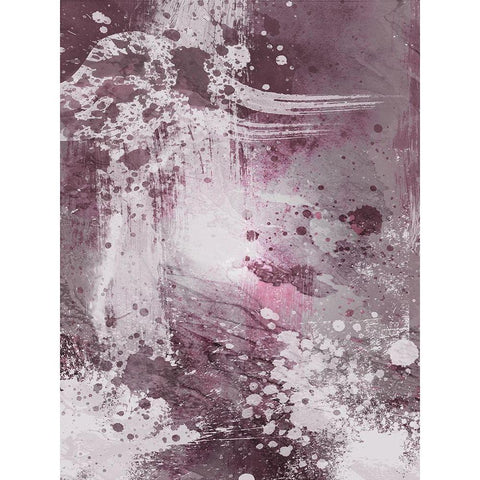 Plum Explosion 1 Black Modern Wood Framed Art Print by Prime, Marcus