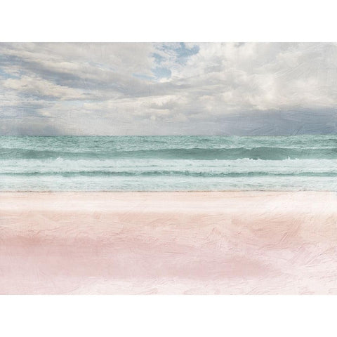 Lonely Ocean 1 V2 Black Modern Wood Framed Art Print by Prime, Marcus