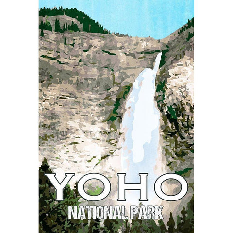 Yoho National Park Black Modern Wood Framed Art Print with Double Matting by Prime, Marcus