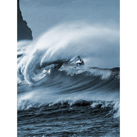 Blooming Surf 2 Gold Ornate Wood Framed Art Print with Double Matting by Prime, Marcus