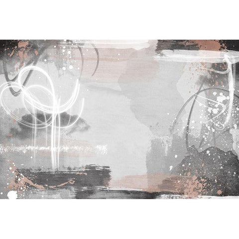 Blush Exchange 1 Black Modern Wood Framed Art Print by Prime, Marcus