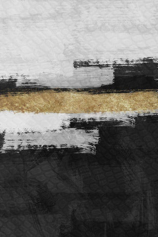 Painted Determination 1 Black Ornate Wood Framed Art Print with Double Matting by Prime, Marcus