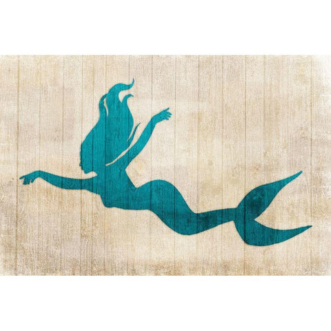 Ocean Siren White Modern Wood Framed Art Print by Prime, Marcus