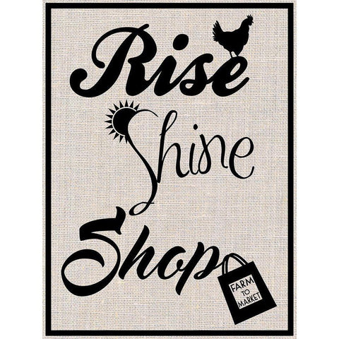 Rise Shine Shop Black Modern Wood Framed Art Print with Double Matting by Prime, Marcus