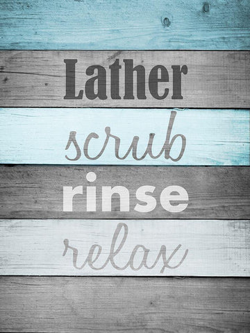 Tub Time White Modern Wood Framed Art Print with Double Matting by Prime, Marcus