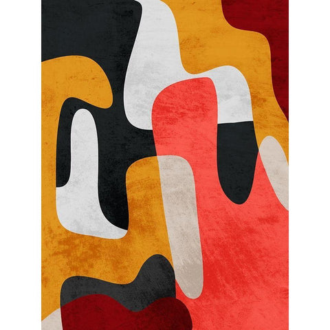 Mixed Theories 2 White Modern Wood Framed Art Print by Prime, Marcus