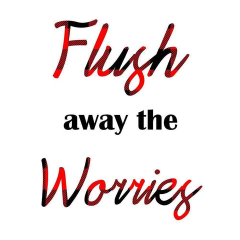 Flush Worries Black Modern Wood Framed Art Print by Prime, Marcus