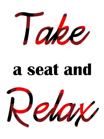 Seated Relaxation Black Ornate Wood Framed Art Print with Double Matting by Prime, Marcus