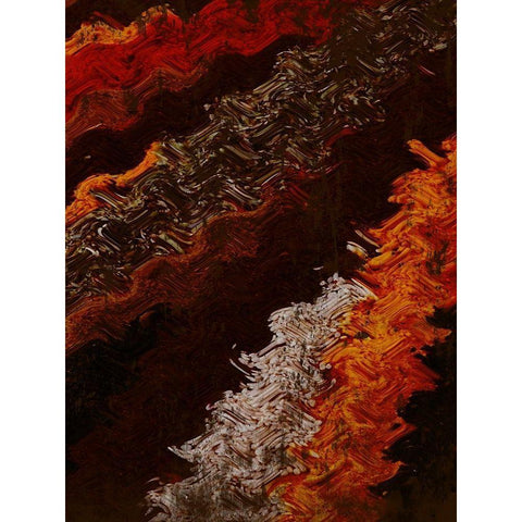 Spicy Warp Gold Ornate Wood Framed Art Print with Double Matting by Prime, Marcus