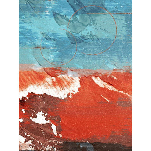 Infinity Coastal 2 Gold Ornate Wood Framed Art Print with Double Matting by Prime, Marcus