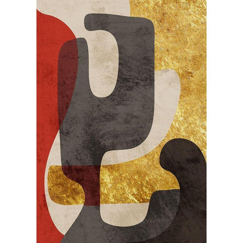 Adorned Luck 1 Black Modern Wood Framed Art Print by Prime, Marcus