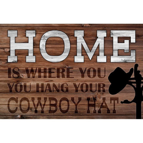 Hang Your Hat White Modern Wood Framed Art Print by Prime, Marcus