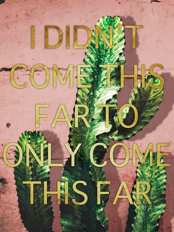 Come This Far White Modern Wood Framed Art Print with Double Matting by Prime, Marcus