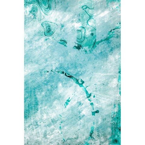 Aquatic Rush 1 White Modern Wood Framed Art Print by Prime, Marcus