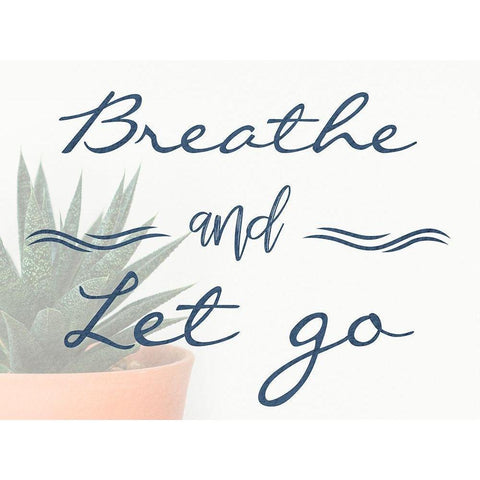Breathe And Let Go 1 Gold Ornate Wood Framed Art Print with Double Matting by Prime, Marcus