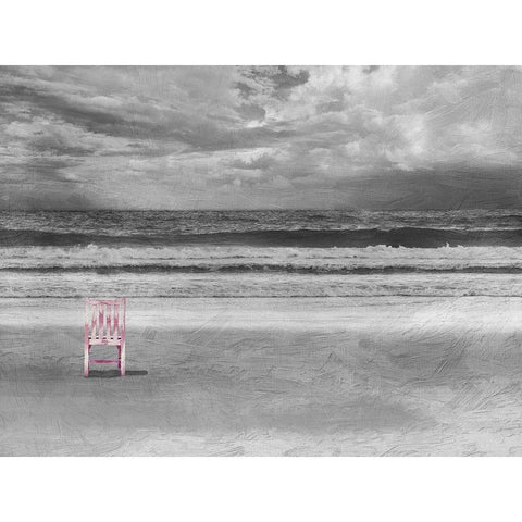 Barren Ocean 1 Black Modern Wood Framed Art Print with Double Matting by Prime, Marcus