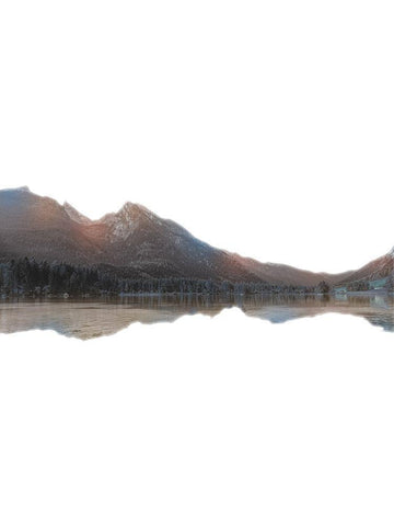 Levitated Horizon 1 White Modern Wood Framed Art Print with Double Matting by Prime, Marcus